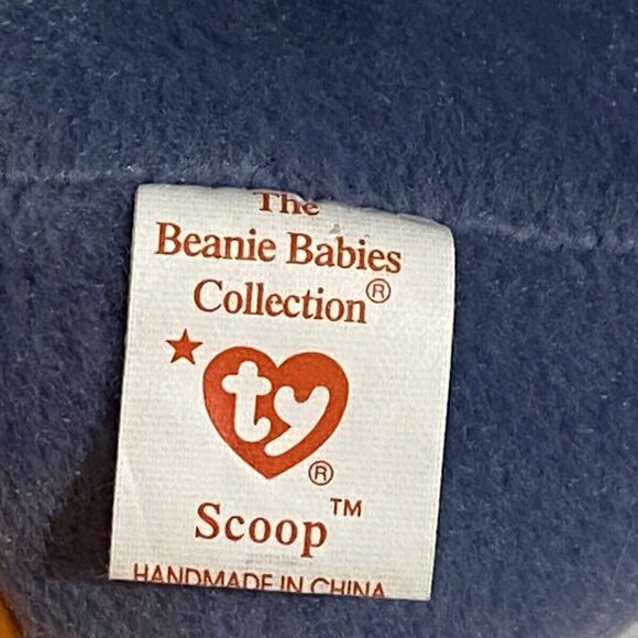 Retired Vintage Ty Beanie Babies Set Stretch And Scoop Dated 1996 & 1997 - Picture 4 of 9